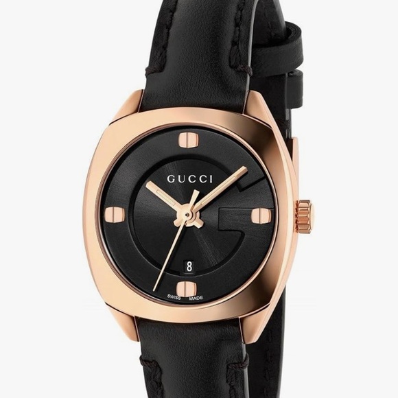 Authentic Gucci GG2570 Women’s Watch - 29 mm Gold and Black - Picture 8 of 10